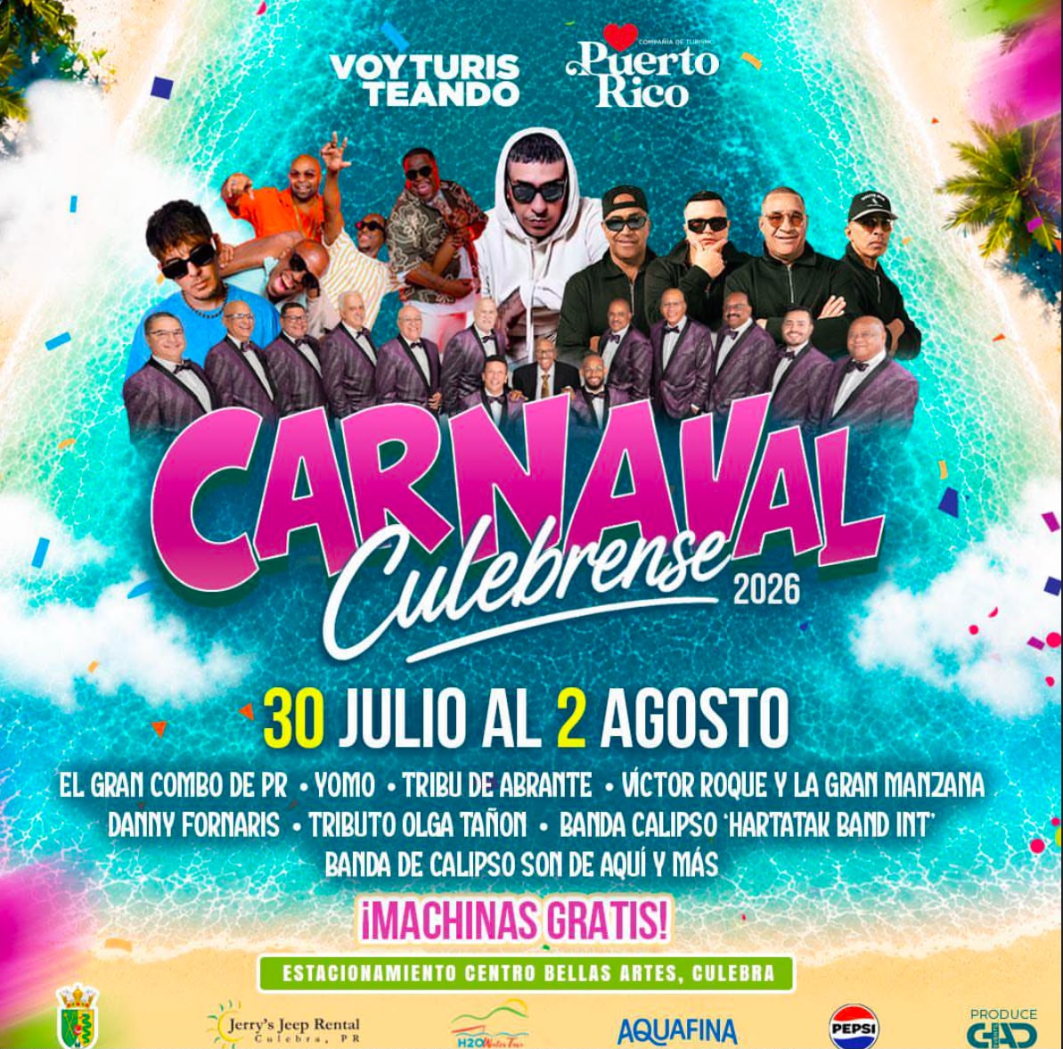Culebra expects 6,000 tourists for its carnival: the island of 1,735 residents goes all in on tourism