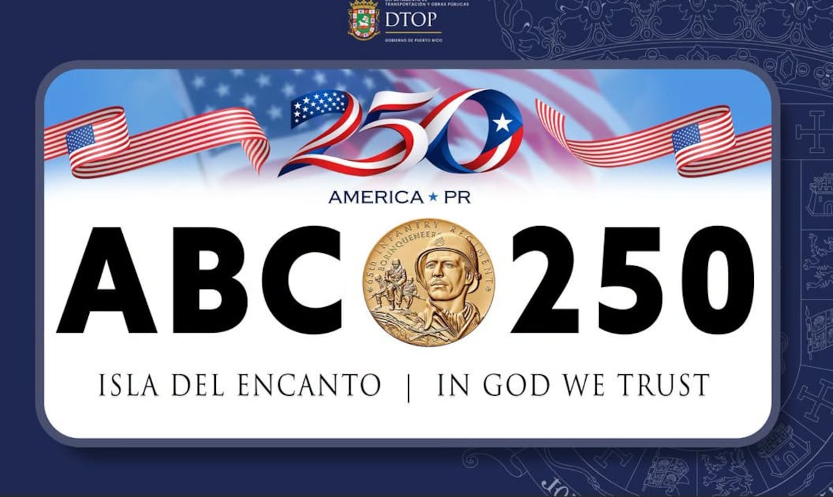 DTOP launches commemorative license plates for the US 250th anniversary: available at all 14 CESCOs