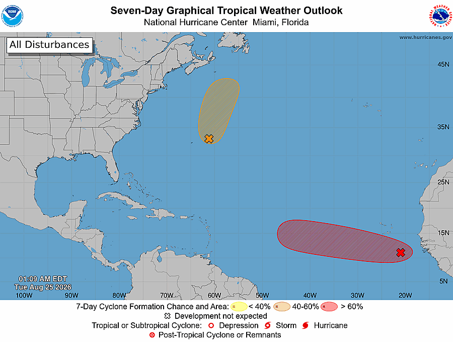 Onda tropical alcanza 70% de probabilidad de desarrollo en el Atlántico: lo que Puerto Rico debe vigilar esta semana